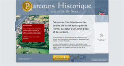 Desktop Screenshot of parcours-historique.ville-sees.fr