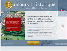 Tablet Screenshot of parcours-historique.ville-sees.fr